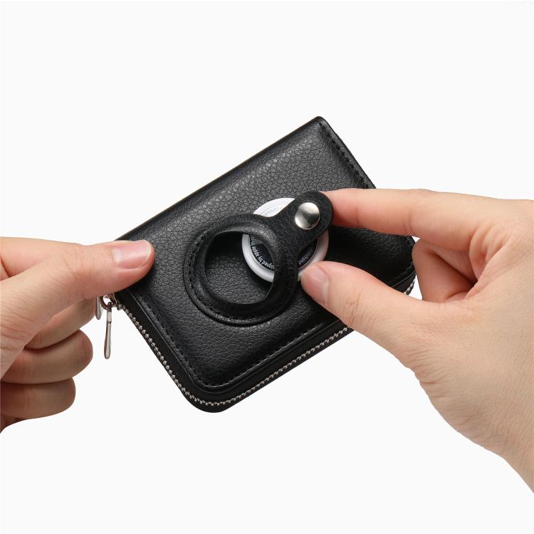 For AirTag 2nd Gen / AirTag 1st Gen Zipper Wallet Protective Cover