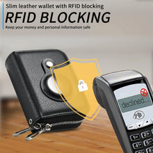Load image into Gallery viewer, For AirTag 2nd Gen / AirTag 1st Gen Zipper Wallet Protective Cover