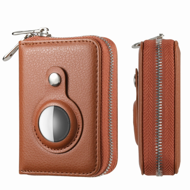 For AirTag 2nd Gen / AirTag 1st Gen Zipper Wallet Protective Cover