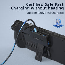 Load image into Gallery viewer, V266 For Steam Deck 5 in 1 Bracket Docking Station Charging Base Support 4K/60Hz USB3.0, V266 5 in 1