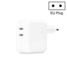 Load image into Gallery viewer, 35W PD3.0 USB-C / Type-C Dual Port Charger for iPhone / iPad Series, US Plug, EU Plug