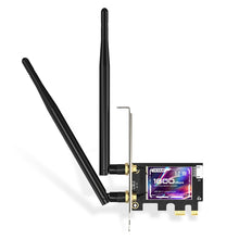 Load image into Gallery viewer, EDUP EP-9658 PCI-E WiFi 6 Card AX1800M Bluetooth 5.2 Adapter for Desktop PC, 2.4GHz/5.8GHz Dual Band Wireless PCI-E Internal Network Card