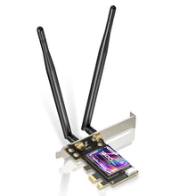 Load image into Gallery viewer, EDUP EP-9658 PCI-E WiFi 6 Card AX1800M Bluetooth 5.2 Adapter for Desktop PC, 2.4GHz/5.8GHz Dual Band Wireless PCI-E Internal Network Card