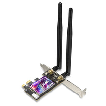 Load image into Gallery viewer, EDUP EP-9658 PCI-E WiFi 6 Card AX1800M Bluetooth 5.2 Adapter for Desktop PC, 2.4GHz/5.8GHz Dual Band Wireless PCI-E Internal Network Card
