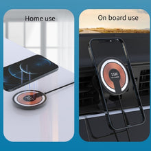 Load image into Gallery viewer, T09 2 in 1 Transparent Car Magnetic Wireless Charger 15W Fast Charging Stand, T09