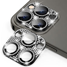 Load image into Gallery viewer, For iPhone 12 Pro Max ENKAY Hat-Prince Blink Diamond Camera Lens Aluminium Alloy Tempered Glass Film, For iPhone 12 Pro Max