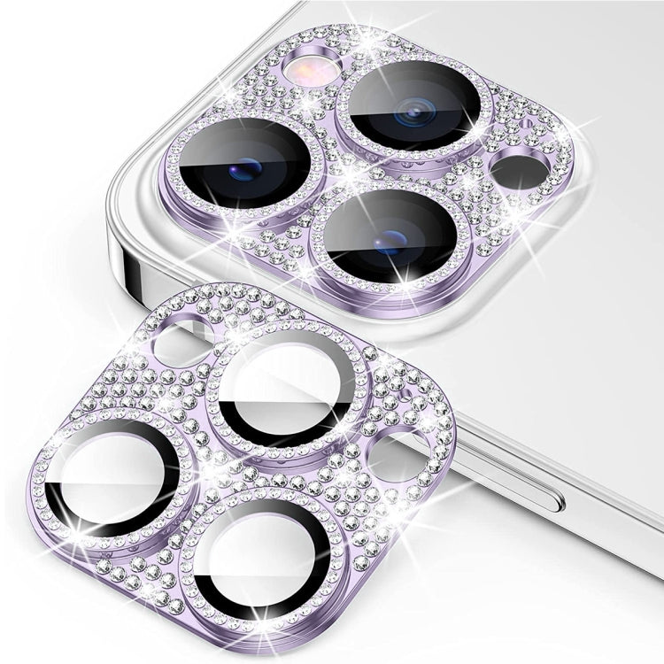 For iPhone 12 Pro Max ENKAY Hat-Prince Blink Diamond Camera Lens Aluminium Alloy Tempered Glass Film, For iPhone 12 Pro Max