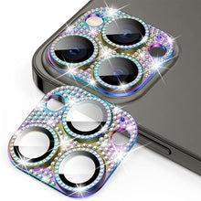 Load image into Gallery viewer, For iPhone 12 Pro Max ENKAY Hat-Prince Blink Diamond Camera Lens Aluminium Alloy Tempered Glass Film, For iPhone 12 Pro Max