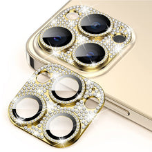 Load image into Gallery viewer, For iPhone 12 Pro Max ENKAY Hat-Prince Blink Diamond Camera Lens Aluminium Alloy Tempered Glass Film, For iPhone 12 Pro Max