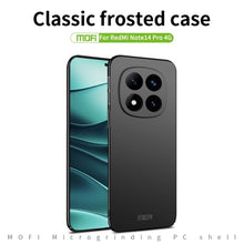 Load image into Gallery viewer, MOFI Micro-Frosted PC Ultra-thin Hard Phone Case, For Xiaomi Redmi Note 14 Pro 4G, For Xiaomi Redmi Note 14 4G 163.25mm, For Xiaomi Redmi Note 14 5G, For Xiaomi 15 Pro, For Xiaomi 15, For Xiaomi Redmi Note 14 Pro+, For Xiaomi 14T Pro, For Xiaomi 14T   ...