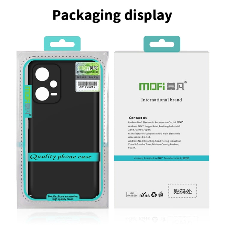 MOFI Micro-Frosted PC Ultra-thin Hard Phone Case, For Xiaomi Redmi Note 12 Turbo 5G, For Xiaomi Redmi Note 12S, For Xiaomi Redmi Note 12 Pro 5G Global, For Xiaomi Redmi Note 12 5G Global