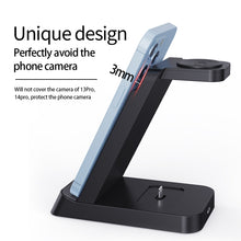 Load image into Gallery viewer, B20 18W 3 in 1 Wireless Charger Stand Charger Dock for iPhone Apple Watch Series, B20 for Apple