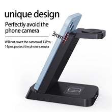 Load image into Gallery viewer, B20A 15W Qi Wireless Charger Charging Stand Compatible for iPhone iWatch Airpods, B20A for Apple