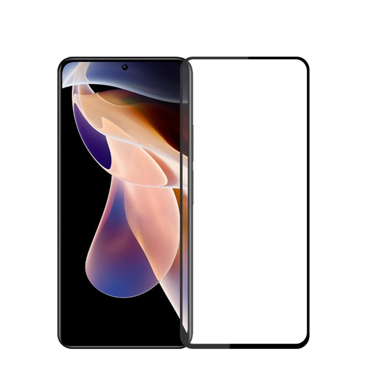 MOFI 9H 2.5D Full Screen Tempered Glass Film, For Xiaomi Redmi 12 5G, For Xiaomi Poco F5, For Xiaomi Redmi Note 12T Pro, For Xiaomi Poco F5 Pro, For Xiaomi Redmi Note 12R Pro
