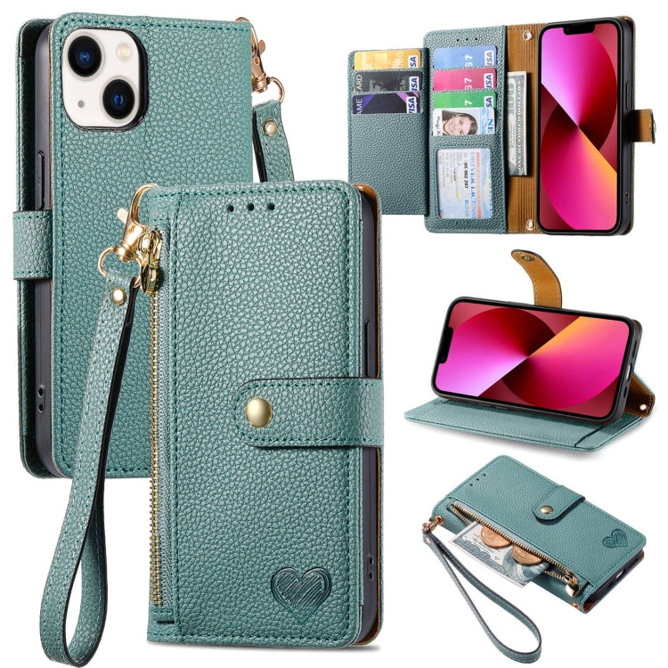 Love Zipper Lanyard Leather Phone Case, For iPhone 14 Pro Max, For iPhone 7 / 8 / SE 2022, For iPhone 13 Pro Max, For iPhone 13 Pro, For iPhone 13, For iPhone 12 / 12 Pro, For iPhone 12 Pro Max, For iPhone 11 Pro Max