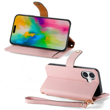 Load image into Gallery viewer, Love Zipper Lanyard Leather Phone Case, For iPhone 16, For iPhone 15 Pro Max, For iPhone 15 Pro, For iPhone 15 Plus, For iPhone 15, For iPhone 14 Plus, For iPhone 14, For iPhone 14 Pro