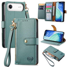 Load image into Gallery viewer, Love Zipper Lanyard Leather Phone Case, For iPhone 17e / 16e, For iPhone 17 Pro Max, For iPhone 17 Pro, For iPhone 17, For iPhone Air, For iPhone 16 Pro Max, For iPhone 16 Pro, For iPhone 16 Plus