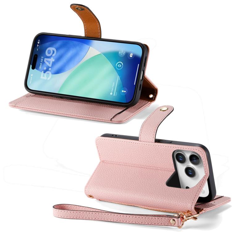 Love Zipper Lanyard Leather Phone Case, For iPhone 18 Pro / 17 Pro, For iPhone 18 Pro Max / 17 Pro Max, For iPhone 17e / 16e, For iPhone 17, For iPhone Air, For iPhone 16 Pro Max, For iPhone 16 Pro, For iPhone 16 Plus