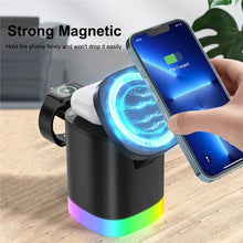 Load image into Gallery viewer, T15 3 in 1 Magnetic Magsafe Wireless Charger Folding Charging Stand For iPhone / iWatch / AirPods
