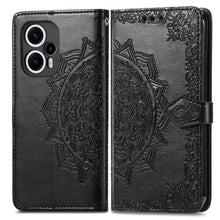 Load image into Gallery viewer, Mandala Flower Embossed Leather Phone Case, For Xiaomi Poco F5