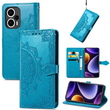 Load image into Gallery viewer, Mandala Flower Embossed Leather Phone Case, For Xiaomi Poco F5