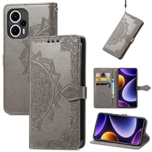 Load image into Gallery viewer, Mandala Flower Embossed Leather Phone Case, For Xiaomi Poco F5