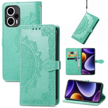 Load image into Gallery viewer, Mandala Flower Embossed Leather Phone Case, For Xiaomi Poco F5