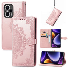 Load image into Gallery viewer, Mandala Flower Embossed Leather Phone Case, For Xiaomi Poco F5