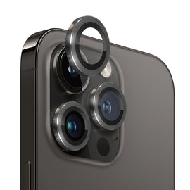 NORTHJO Camera Lens Tempered Glass CD Vein Metal Ring Film, For iPhone 14 Pro / 14 Pro Max