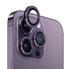 Load image into Gallery viewer, NORTHJO Camera Lens Tempered Glass CD Vein Metal Ring Film, For iPhone 14 Pro / 14 Pro Max