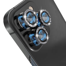 Load image into Gallery viewer, NORTHJO Camera Lens Tempered Glass Bling Glitter Metal Ring Film, For iPhone 14 Pro / 14 Pro Max