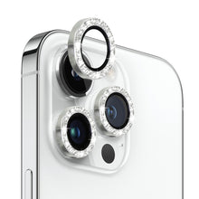 Load image into Gallery viewer, NORTHJO Camera Lens Tempered Glass Bling Glitter Metal Ring Film, For iPhone 14 Pro / 14 Pro Max