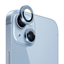 Load image into Gallery viewer, NORTHJO Camera Lens Protector Tempered Glass CD Vein Metal Ring Film, For iPhone 14 / 14 Plus