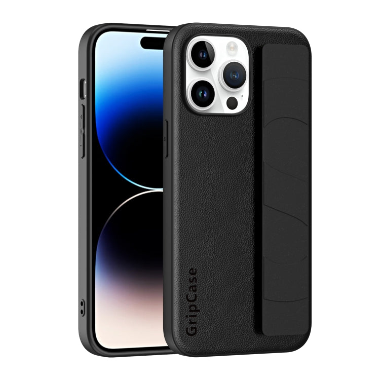 Skin Elastic Wrist Grip Back Cover Phone Case, For iPhone 14, For iPhone 15 Pro Max, For iPhone 15 Pro, For iPhone 14 Pro, For iPhone 14 Plus, For iPhone 15 Plus, For iPhone 15, For iPhone 14 Pro Max