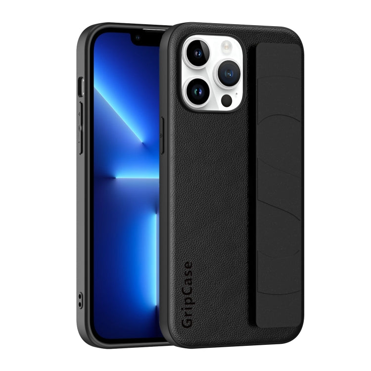 Skin Elastic Wrist Grip Back Cover Phone Case