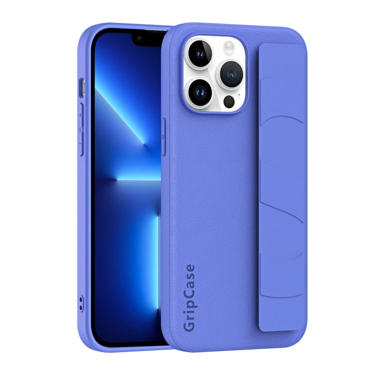 Skin Elastic Wrist Grip Back Cover Phone Case