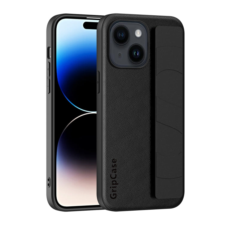 Skin Elastic Wrist Grip Back Cover Phone Case, For iPhone 14, For iPhone 15 Pro Max, For iPhone 15 Pro, For iPhone 14 Pro, For iPhone 14 Plus, For iPhone 15 Plus, For iPhone 15, For iPhone 14 Pro Max