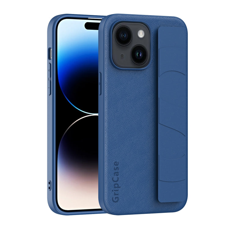 Skin Elastic Wrist Grip Back Cover Phone Case, For iPhone 14, For iPhone 15 Pro Max, For iPhone 15 Pro, For iPhone 14 Pro, For iPhone 14 Plus, For iPhone 15 Plus, For iPhone 15, For iPhone 14 Pro Max
