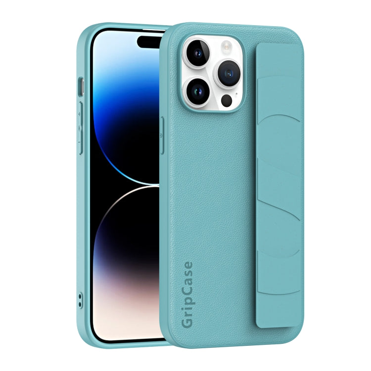 Skin Elastic Wrist Grip Back Cover Phone Case, For iPhone 14, For iPhone 15 Pro Max, For iPhone 15 Pro, For iPhone 14 Pro, For iPhone 14 Plus, For iPhone 15 Plus, For iPhone 15, For iPhone 14 Pro Max