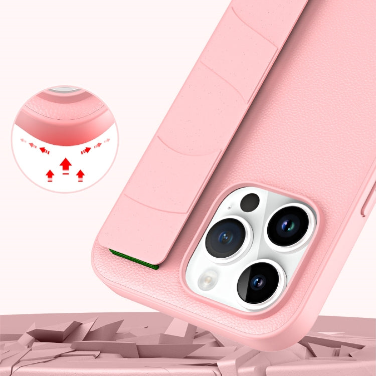 Skin Elastic Wrist Grip Back Cover Phone Case, For iPhone 14, For iPhone 15 Pro Max, For iPhone 15 Pro, For iPhone 14 Pro, For iPhone 14 Plus, For iPhone 15 Plus, For iPhone 15, For iPhone 14 Pro Max