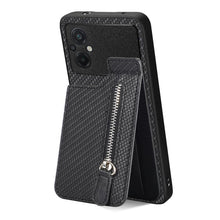 Load image into Gallery viewer, Carbon Fiber Vertical Flip Zipper Phone Case, For Xiaomi POCO M5 4G, For Redmi Note 11T Pro 5G, For Redmi 10C, For Redmi Note 11 4G, For Redmi 10, For Redmi Note 10 4G