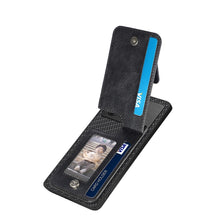 Load image into Gallery viewer, Carbon Fiber Vertical Flip Zipper Phone Case, For Xiaomi POCO M5 4G, For Redmi Note 11T Pro 5G, For Redmi 10C, For Redmi Note 11 4G, For Redmi 10, For Redmi Note 10 4G