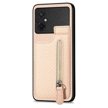 Load image into Gallery viewer, Carbon Fiber Vertical Flip Zipper Phone Case, For Xiaomi POCO M5 4G, For Redmi Note 11T Pro 5G, For Redmi 10C, For Redmi Note 11 4G, For Redmi 10, For Redmi Note 10 4G