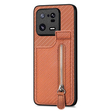 Load image into Gallery viewer, Carbon Fiber Vertical Flip Zipper Phone Case, For Redmi 15C 5G / 4G Glodal 171mm, For Xiaomi 15T, For Redmi K80 Pro / Poco F7 Ultra, For Redmi K80 / Poco F7 Pro, For Redmi Turbo 4, For Xiaomi Poco X7 Pro, For Redmi Note 12 5G, For Xiaomi 13 Pro        ...