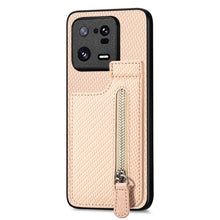 Load image into Gallery viewer, Carbon Fiber Vertical Flip Zipper Phone Case, For Redmi 15C 5G / 4G Glodal 171mm, For Xiaomi 15T, For Redmi K80 Pro / Poco F7 Ultra, For Redmi K80 / Poco F7 Pro, For Redmi Turbo 4, For Xiaomi Poco X7 Pro, For Redmi Note 12 5G, For Xiaomi 13 Pro        ...