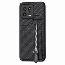 Load image into Gallery viewer, Carbon Fiber Vertical Flip Zipper Phone Case, For Redmi 15C 5G / 4G Glodal 171mm, For Xiaomi 15T, For Redmi K80 Pro / Poco F7 Ultra, For Redmi K80 / Poco F7 Pro, For Redmi Turbo 4, For Xiaomi Poco X7 Pro, For Redmi Note 12 5G, For Xiaomi 13 Pro        ...