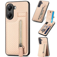 Load image into Gallery viewer, Carbon Fiber Vertical Flip Zipper Phone Case, For Redmi 15C 5G / 4G Glodal 171mm, For Xiaomi 15T, For Redmi K80 Pro / Poco F7 Ultra, For Redmi K80 / Poco F7 Pro, For Redmi Turbo 4, For Xiaomi Poco X7 Pro, For Redmi Note 12 5G, For Xiaomi 13 Pro        ...