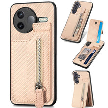 Load image into Gallery viewer, Carbon Fiber Vertical Flip Zipper Phone Case, For Redmi 15C 5G / 4G Glodal 171mm, For Xiaomi 15T, For Redmi K80 Pro / Poco F7 Ultra, For Redmi K80 / Poco F7 Pro, For Redmi Turbo 4, For Xiaomi Poco X7 Pro, For Redmi Note 12 5G, For Xiaomi 13 Pro        ...