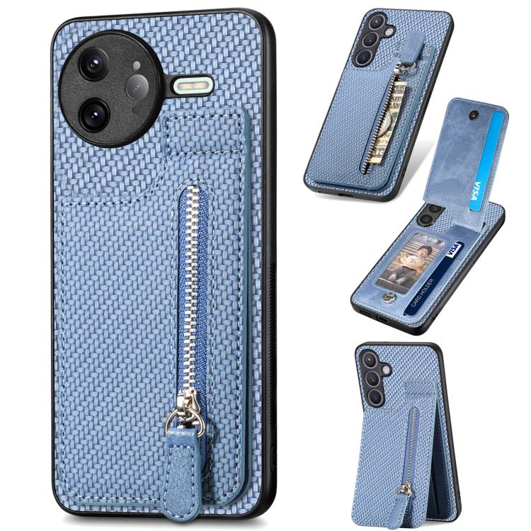 Carbon Fiber Vertical Flip Zipper Phone Case, For Redmi 15C 5G / 4G Glodal 171mm, For Xiaomi 15T, For Redmi K80 Pro / Poco F7 Ultra, For Redmi K80 / Poco F7 Pro, For Redmi Turbo 4, For Xiaomi Poco X7 Pro, For Redmi Note 12 5G, For Xiaomi 13 Pro        ...
