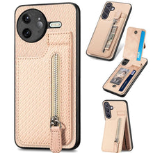 Load image into Gallery viewer, Carbon Fiber Vertical Flip Zipper Phone Case, For Redmi 15C 5G / 4G Glodal 171mm, For Xiaomi 15T, For Redmi K80 Pro / Poco F7 Ultra, For Redmi K80 / Poco F7 Pro, For Redmi Turbo 4, For Xiaomi Poco X7 Pro, For Redmi Note 12 5G, For Xiaomi 13 Pro        ...